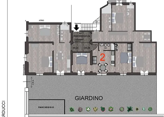 Daire C2 Class Apartment, 2 Da Letto Con Giardino In Zona Via Veneto Distante 15 Minuti A Piedi Da Fontana Di Trevi